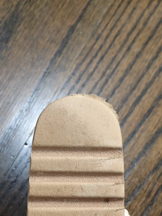 Reef Kids Banded Horizon Hi Slide Sandals size 4 cream dual padded straps - Picture 7 of 15